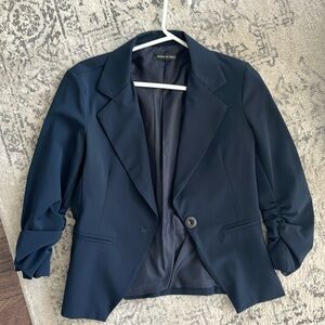 Navy blue blazer, made in Italy